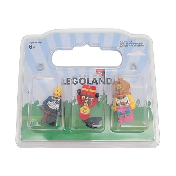 Legoland Lego 3 Pack Mini Figures Pirate Diver Crewmate﻿ - Picture 1 of 2